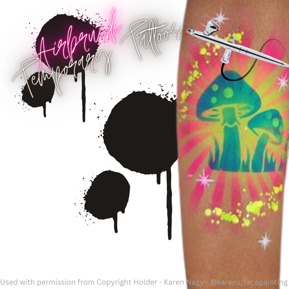 Xmasir 20 Sheet 446 Pieces Airbrush Tattoo Stencils India | Ubuy